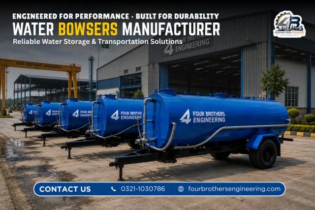 WATER BOWSER FOR SALE IN PAKISTAN – HIGH QUALITY & HEAVY DUTY