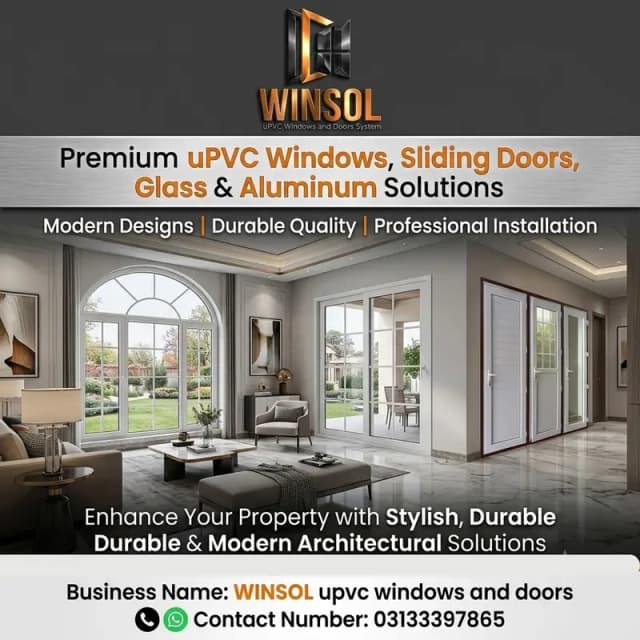 uPVC windows \ sliding doors \ uPVC Doors \ openable windows for sale