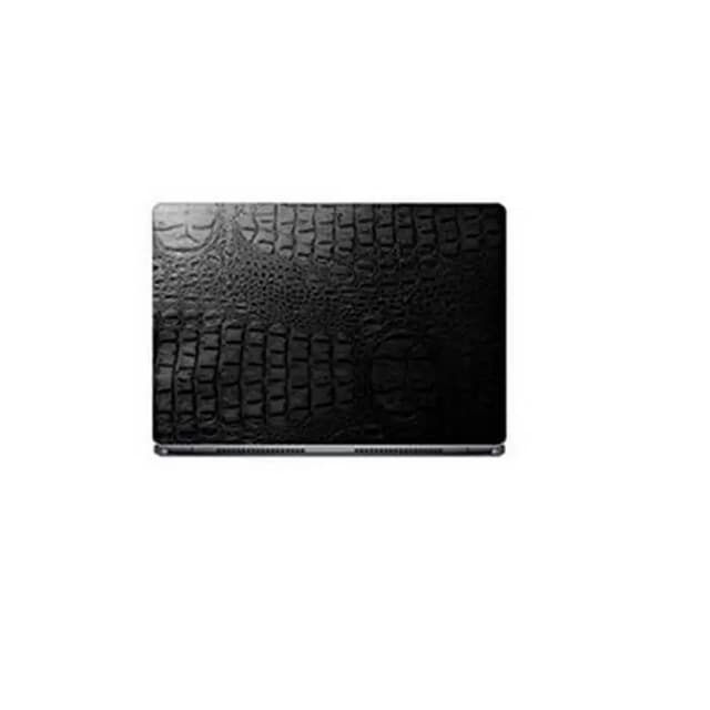 Crocodile Texture Black Universal Laptop Skin