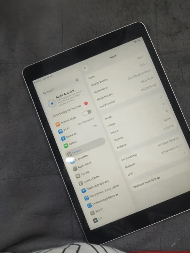 ipad 9th generation 64gb