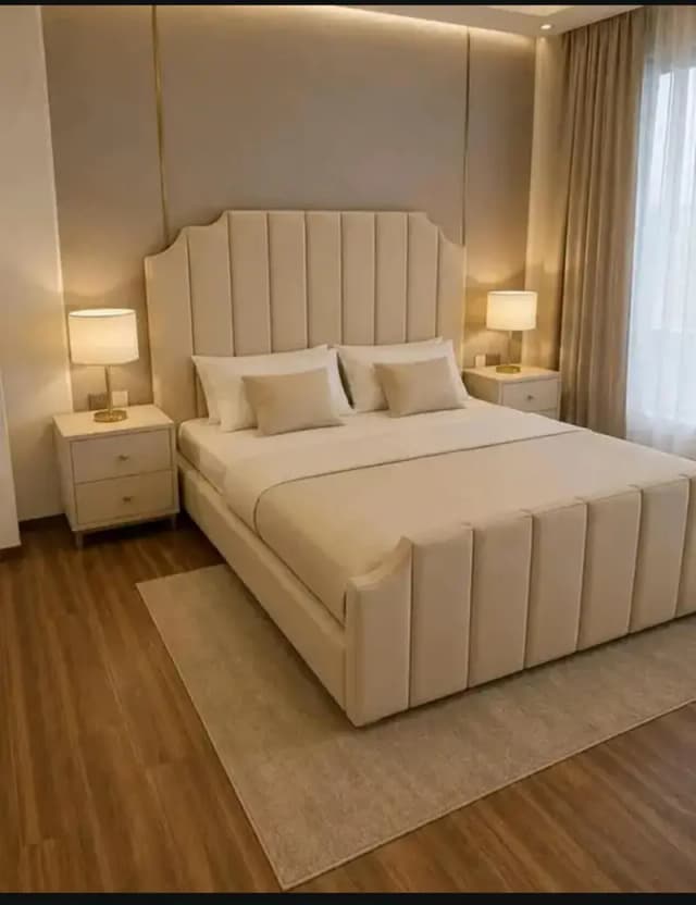 Poshish Bed/Double Bed/Bed Set/Double Bed Wooden