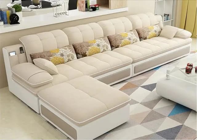 L shape sofa set