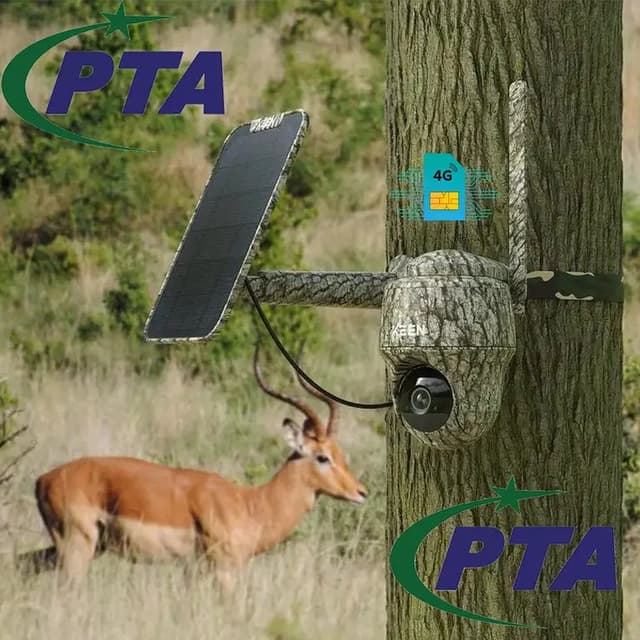 REOLINK KEEN Ranger PT 4G LTE PTA APPROVED SOLAR POWERED TRAIL CAMERA (NO BOX)