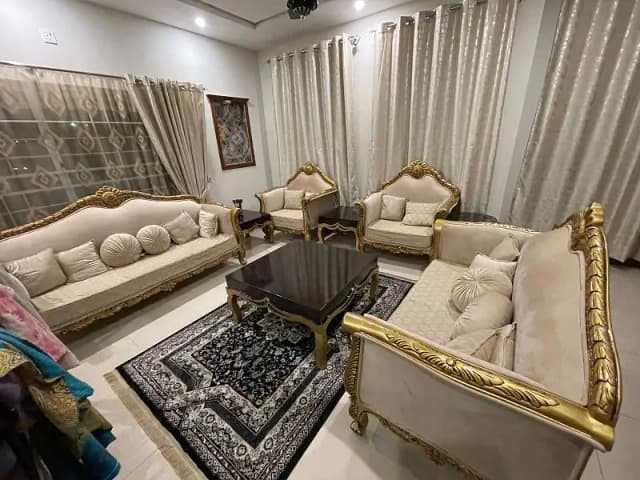 Sofa Set 7 Seater with 3 Tables