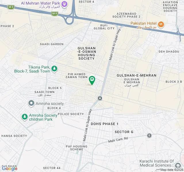 Gray Luxury Apartment 2 Bed For Sale Malir Cantt, Karachi