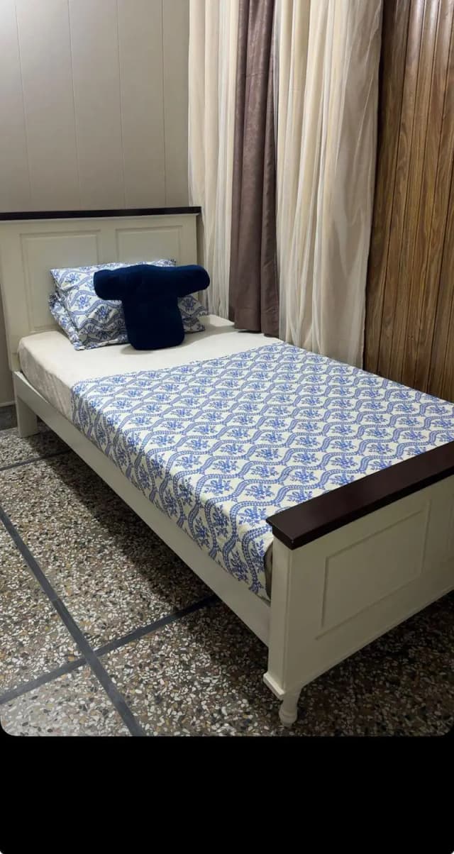 Single Bed with chester and shoe rack