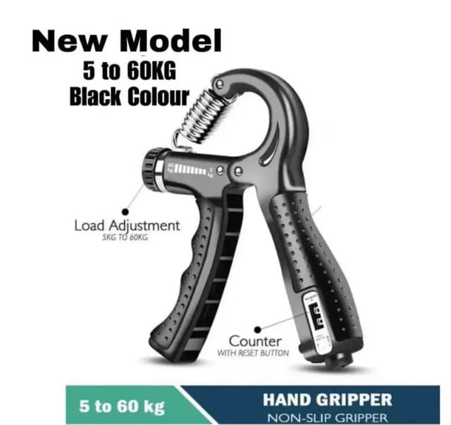Adjustable Hand Grip Strengthener Exerciser with Counter for Forearm and Wrist Training