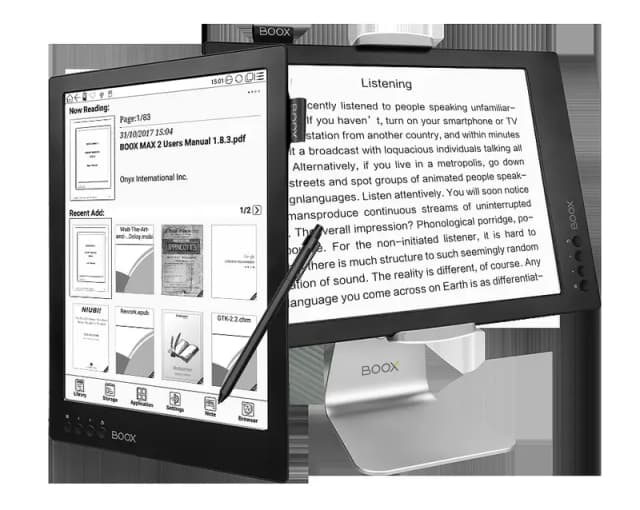 Onyx Boox Max 2 (13.3-inch e-Ink Ebook Reader & Monitor)
