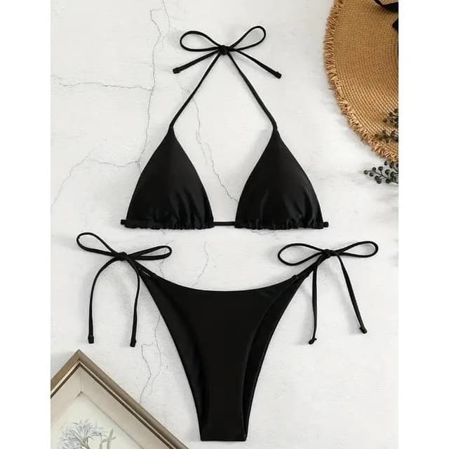 Adjustable Bikini Bra and Panty Set 2025