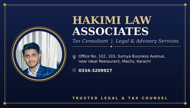 Sales Tax/Income Tax Return/Audit/FBR/Tax Filer/NTN/GST/FBR