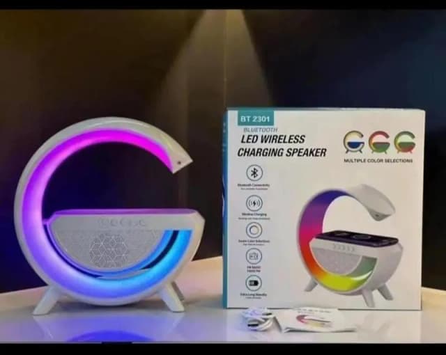 Usa Original Products Wireless Charger With Special, Fm Radio, Lamp 5 In 1 Products