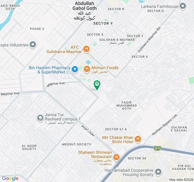 Residential Plot Sized 200 Square Yards Available In Al-Manzar Town