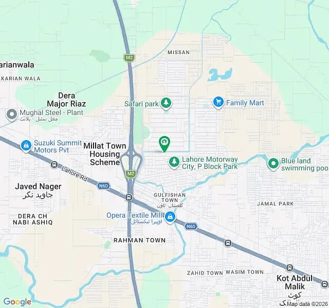 Residential Plot Sized 1 Kanal In Lahore Motorway City - Block P