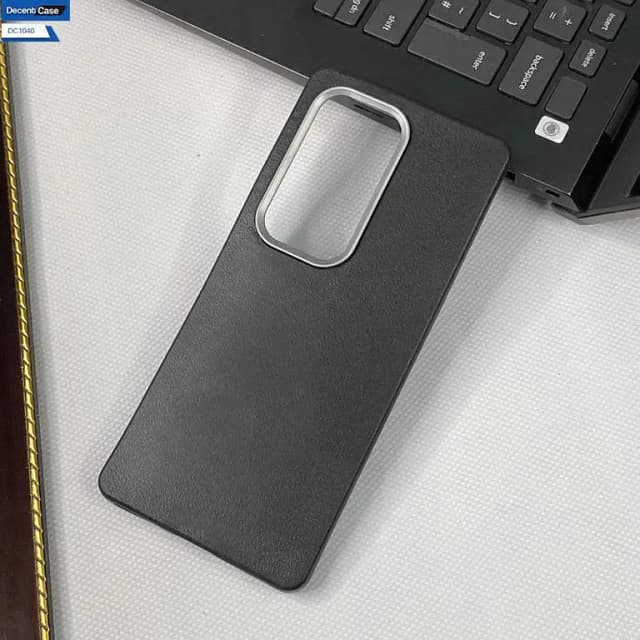 Infinix Hot 50 Pro Plus Case with Metal Camera Ring in Brown