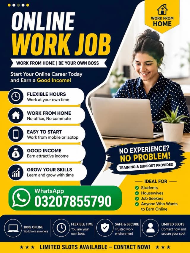 Online job at Home/Part Time/Data Entry/Typing/YouTube course/Teaching
