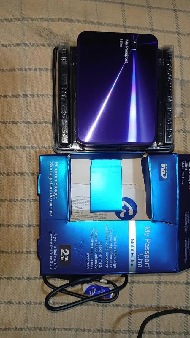 WD My Passport Ultra Metal Edition 2TB (Like New with Box)
