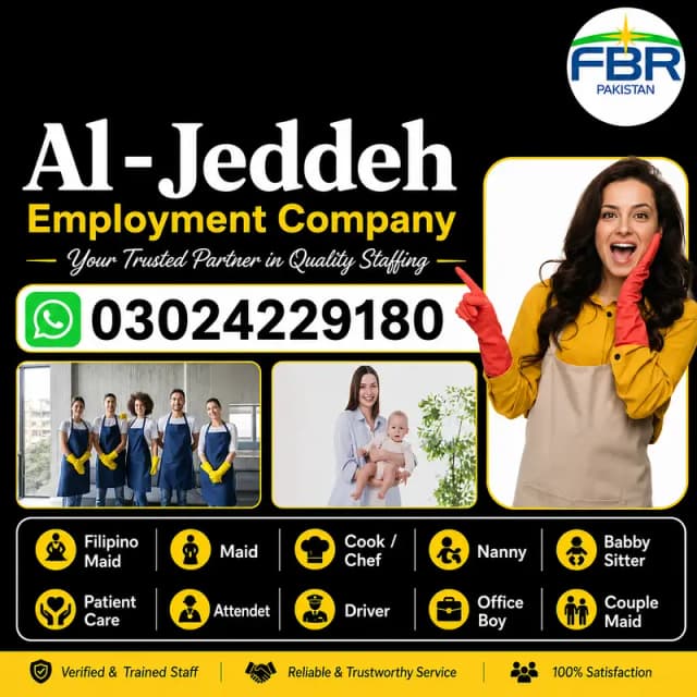 Maid /Cook/Baby Care /Patient Care /Nurse / Kitchen Helper/Driver