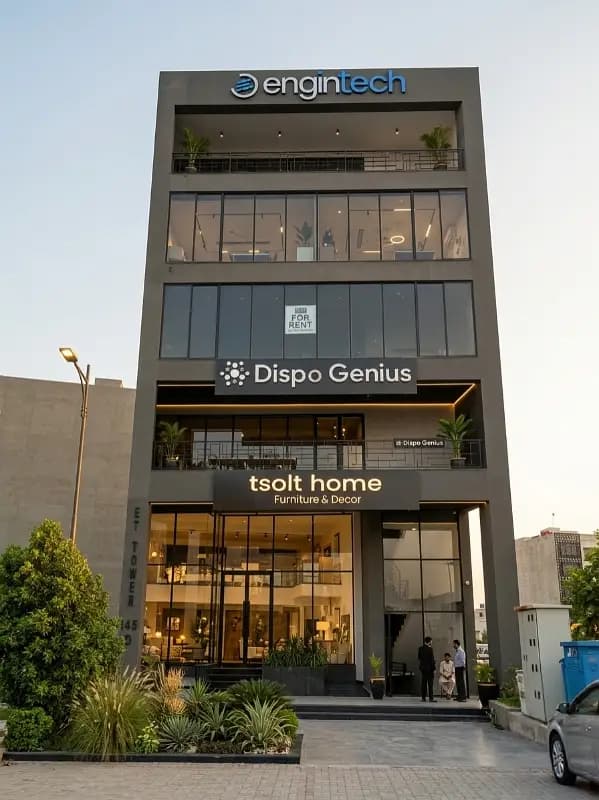 8 Marla Commercial Floor Office For Rent In DHA Phase 8 Huge Parking