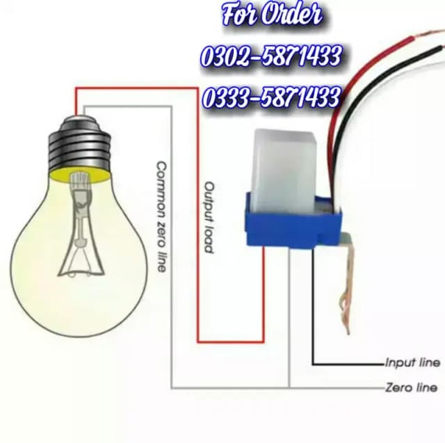 Automatic On Off Switch Electric PhotoCell Street Lamp Sunswitch