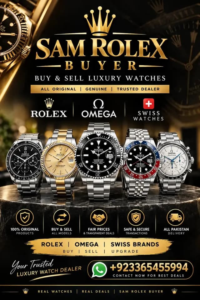 SAM ROLEX BUYER — Trusted Buyer & Seller Rolex, Rado, Geneve & More