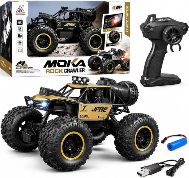 RC Monster Truck Moka Rock Crawler Car - 2.4 GHz with Remote Control