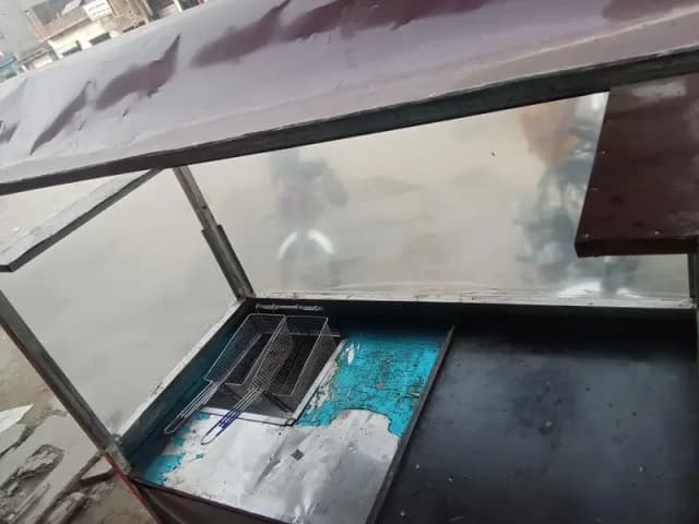 Burger shwarma & fryer