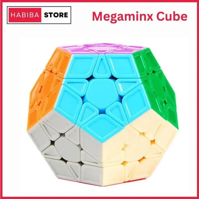 3x3 Megaminx Cube Stickerless Speed Cube - High Performance Puzzle Toy for Educational Use and Fast Solving