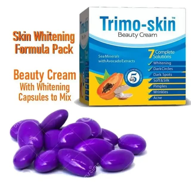Trimo-skin Beauty Cream with Pearls - Skin Brightening Combo