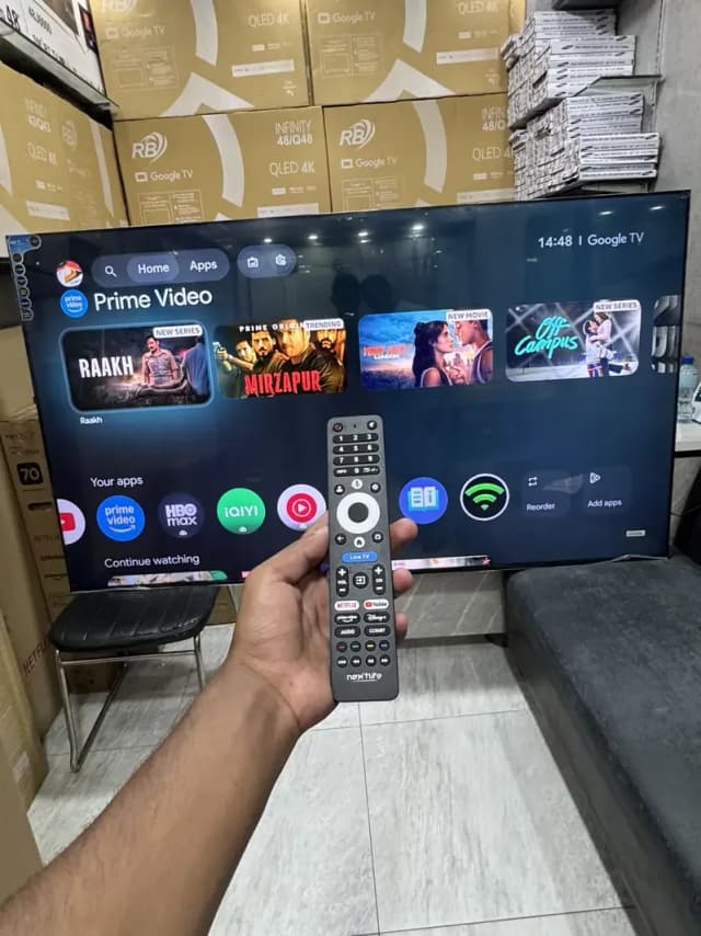 55 INCH GOOGLE TV , ANDROID TV , 4K UHD HDR 10 NEW  O3O2O422344