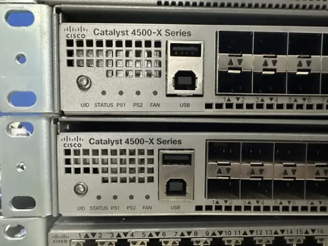 Cisco switch 4500X 32port or 40port 10G also 25G 40G  100G
