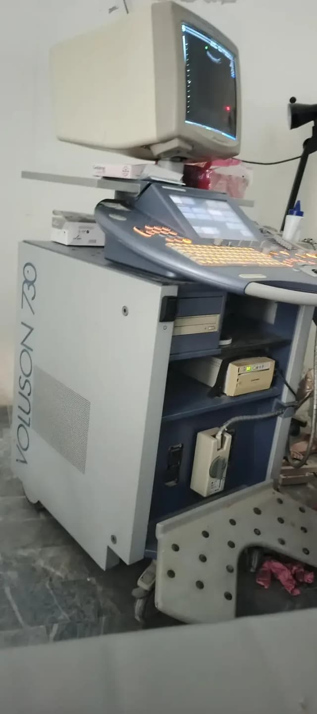 GE Voluson 730 Expert 3D/4D Ultrasound Machine with Convex Probe