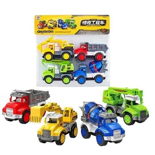 Daly Toys Inertial Engineering Vehicle Truck Set for Kids
