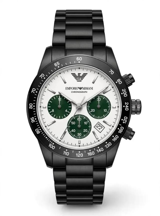 Emporio Armani AR-11471 Mario Chronograph - 9/10 Condition - Original