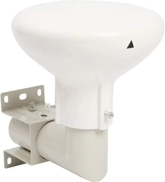 SLx 27895K4 Outdoor Aerial, Digidome For TV Digital Free view HD 360° Omni Directional Amplified Antenna with Integrated 4-G Filter and Full Installation Kit, White