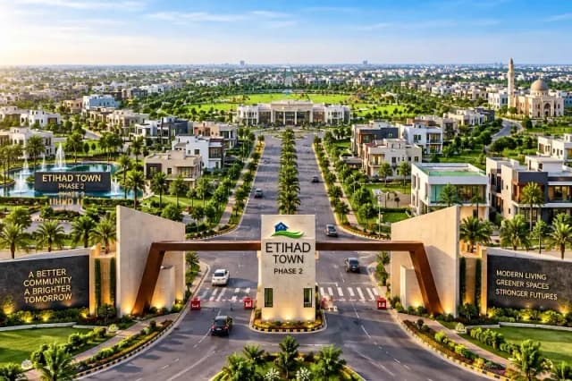 5 Marla Fully Paid Residential Plot for Sale in Etihad Town Phase II On-Ground Option Available