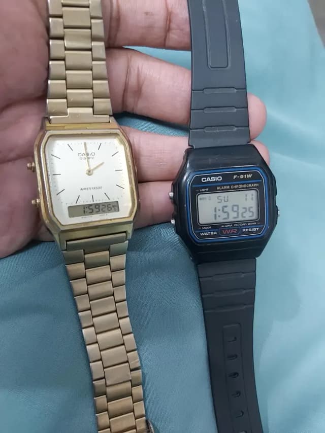 Casio AQ-230A, F-91W Originals