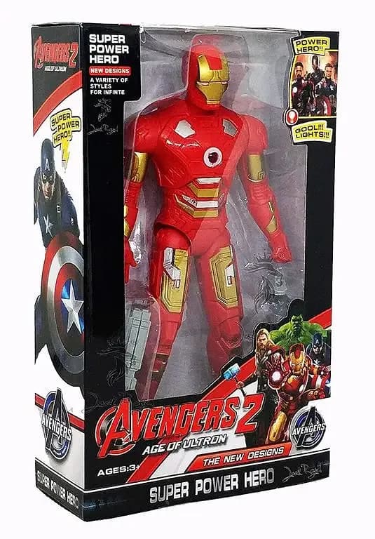 Avengers: Iron Man Action Figure With Movable Arms And Legs