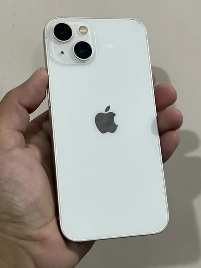iPhone 13 | White | 256GB PTA Approved | Dual Physical 90% Battery