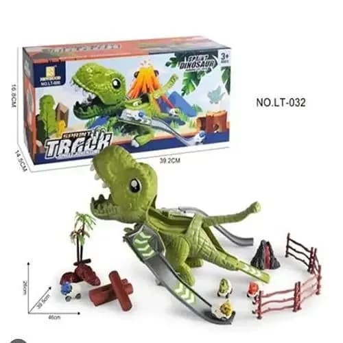 Dinosaur Toy Green royalty-free images
