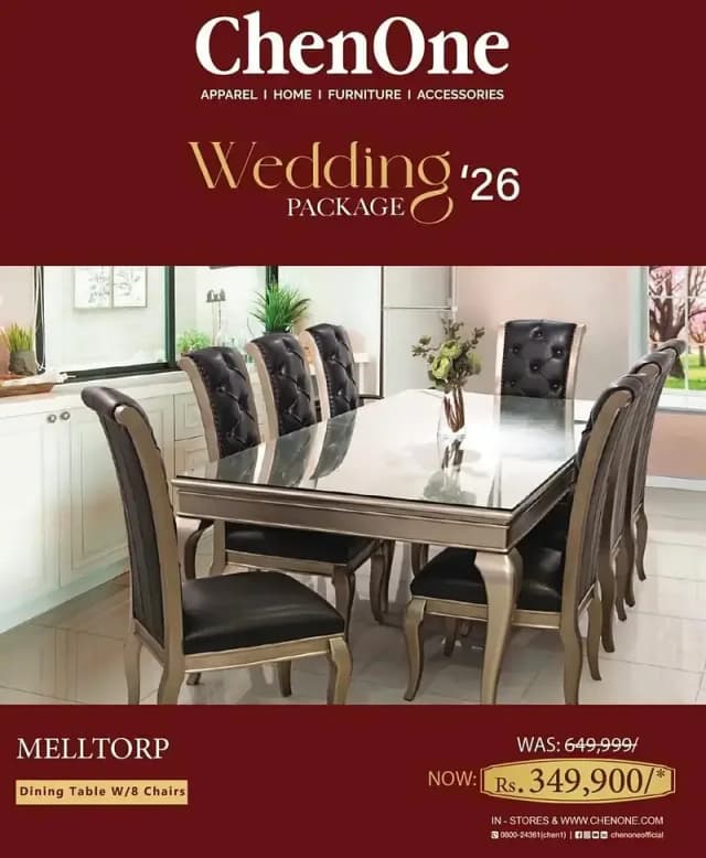Modern Wooden Dining Table | Elegant & Stylish Dining Set