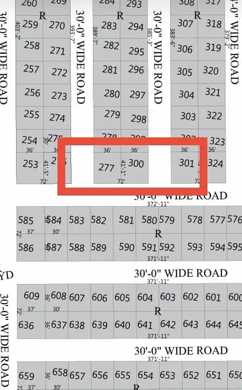 Block - M 165SQ Yd Extra Land Resident Plot Features
