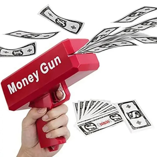 T  Rain Money TOYGUN Paper Playing Spary Money Prop PARTY