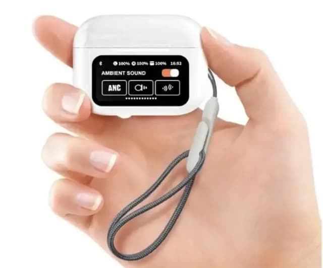 AirPods Pro A9 ANC/ENC Dual Dark Noise Reduction Bluetooth Wireless Earbuds - Touch Control and Bass Boosted Sound for Android and iOS