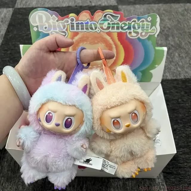 Zayraz High Quality Labubu Doll the Monsters Big Into Energy Vinyl Plush Figure Toys Labubu 3.0 Collectible Pendant Blind Box, Blind Box Figures, Random Design Action Figures Collectible Toys