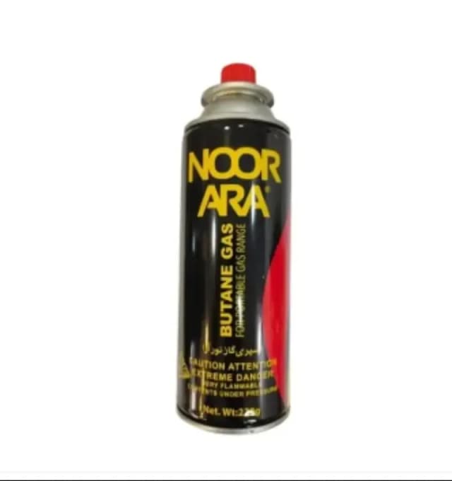 Noor Ara Butane Gas – 220g  High-quality Noor Aria Butane Gas Caniste