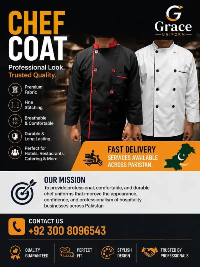 Premium Chef Coats Available || Chef Uniforms for Hotels & Restaurants