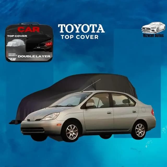 Toyota Prius 1997–2003 Car Top Cover | Double Layer | Waterproof & Scratch Resistant