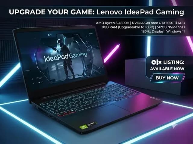 Lenovo IdeaPad Gaming 3 15ARH05 – Gaming Laptop