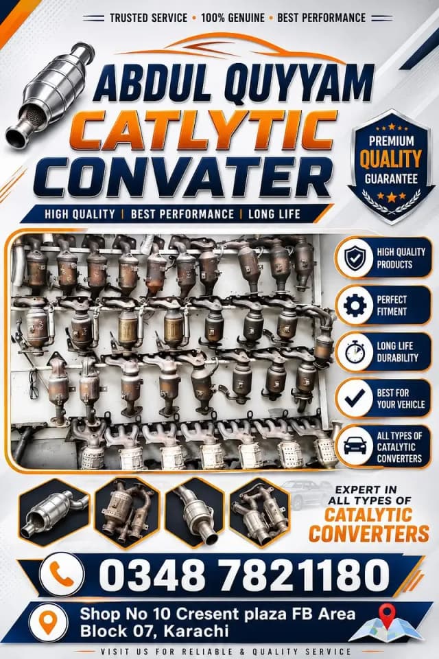 Catalytic Converter Silencer - Prado Civic Reborn Corolla Altis Grande