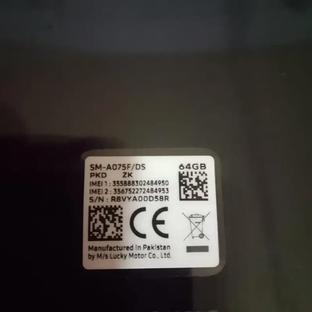 Samsung Galaxy Ao7 . . . . . . official PTA approved. . . . . original Box